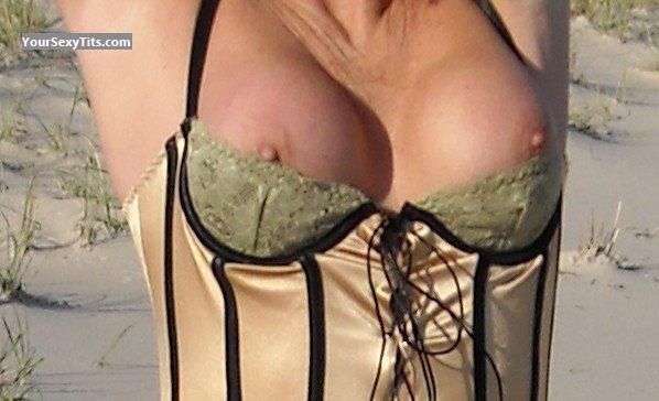 Tit Flash: Wife's Medium Tits - Cali Wonder from United States